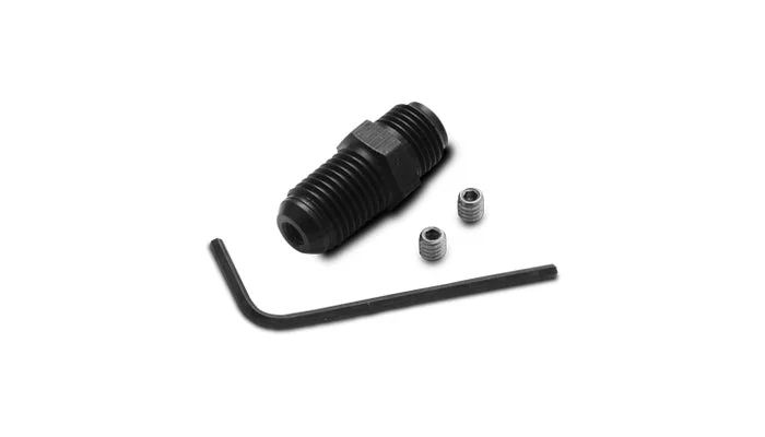 Oil Restrictor Fitting, -4AN x 1/8in NPT, with 2 S.S. Jets