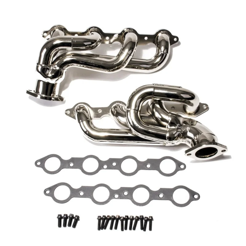 BBK 2010-2015 Chevy Camaro LS3 L99 Shorty Tuned Length Exhaust Headers – 1-3/4 Chrome