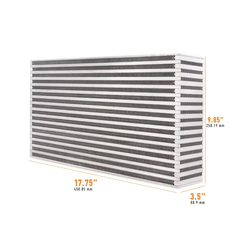 Mishimoto Universal Air-to-Air Intercooler Core – 17.75in / 9.85in / 3.5in