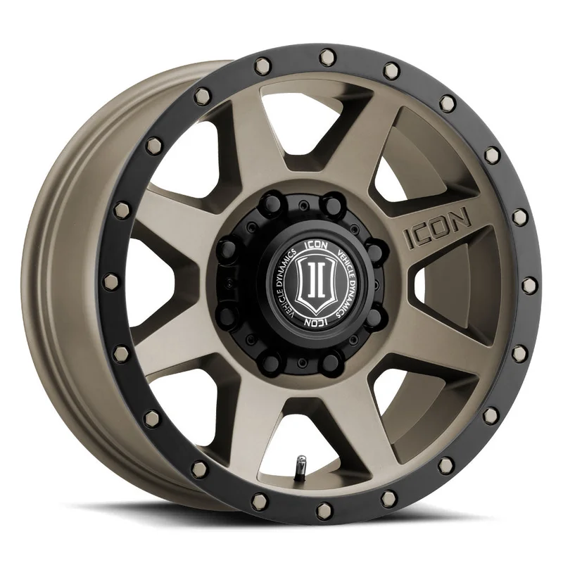 ICON ALLOYS REBOUND HD BRONZE – 17 X 8.5 / 8 X 170 / 6MM / 5″ BS