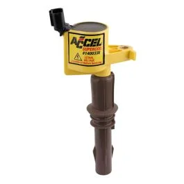 Ignition Coil SuperCoil Accel Ford Mod 3 Valve Ext Boot 140033E Yellow