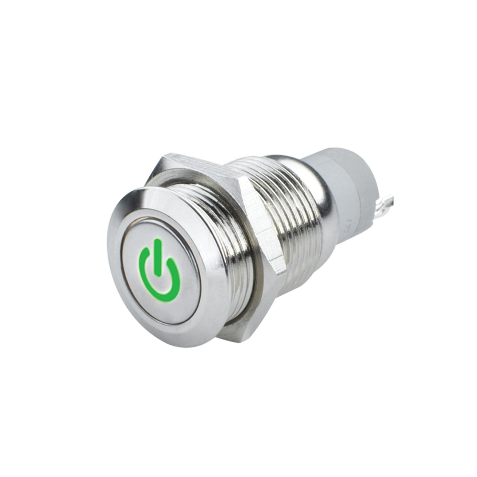 Oracle Lighting 2057-004 Power Symbol On/Off Flush Mount LED Switch - Green