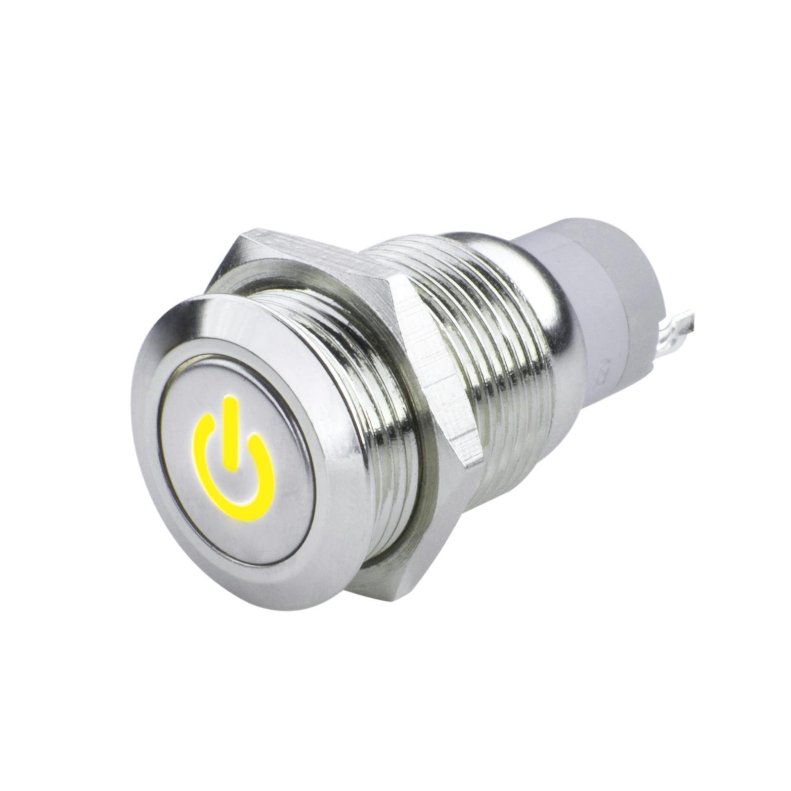 Oracle Lighting 2057-006 Power Symbol On/Off Flush Mount LED Switch - Yellow