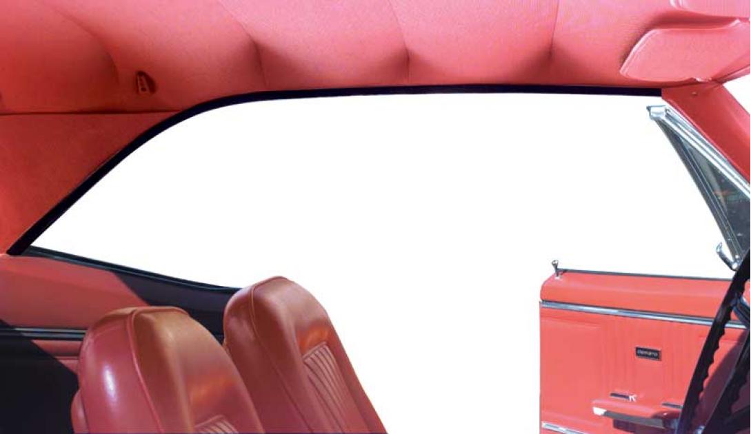 1967 Camaro, Firebird, Inner Side Headliner Moldings, Coupe, Pair