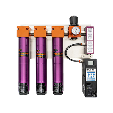 Tsunami 1-4 Person Breathing Air Panel - Wall Mount