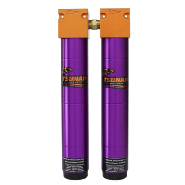 Tsunami Filtration Package #3 - 120 SCFM water separator and oil coalescing filter (2-stage)