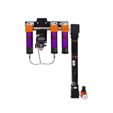 Tsunami Precision Equipment Filter/Dryer System with Membrane Dryer and Regulator - 20 SCFM