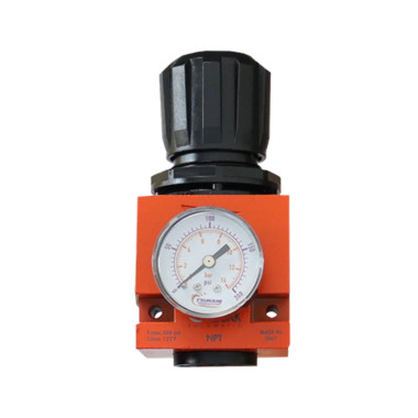 Tsunami Pressure Regulator with Gauge- 1" NPT - 160 SCFM