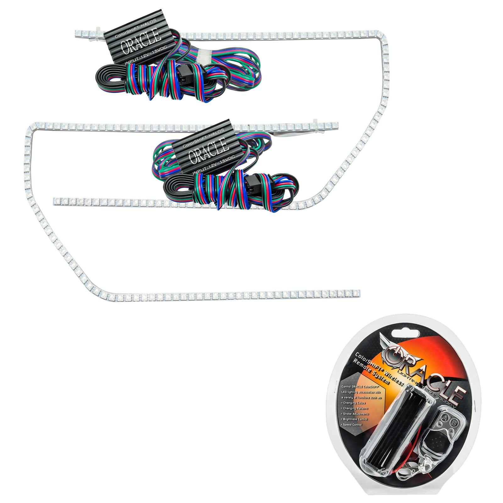 Oracle Lighting 2203-330 2009-2014 Ford F-150/Raptor Perimeter HL Halo - CS - w/RF Ctrl