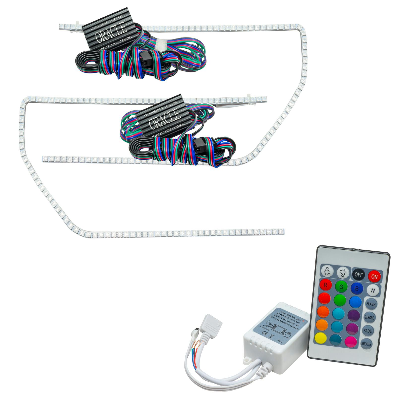 Oracle Lighting 2203-504 2009-2014 Ford F-150/Raptor Perimeter HL Halo - CS - w/Simple Ctrl