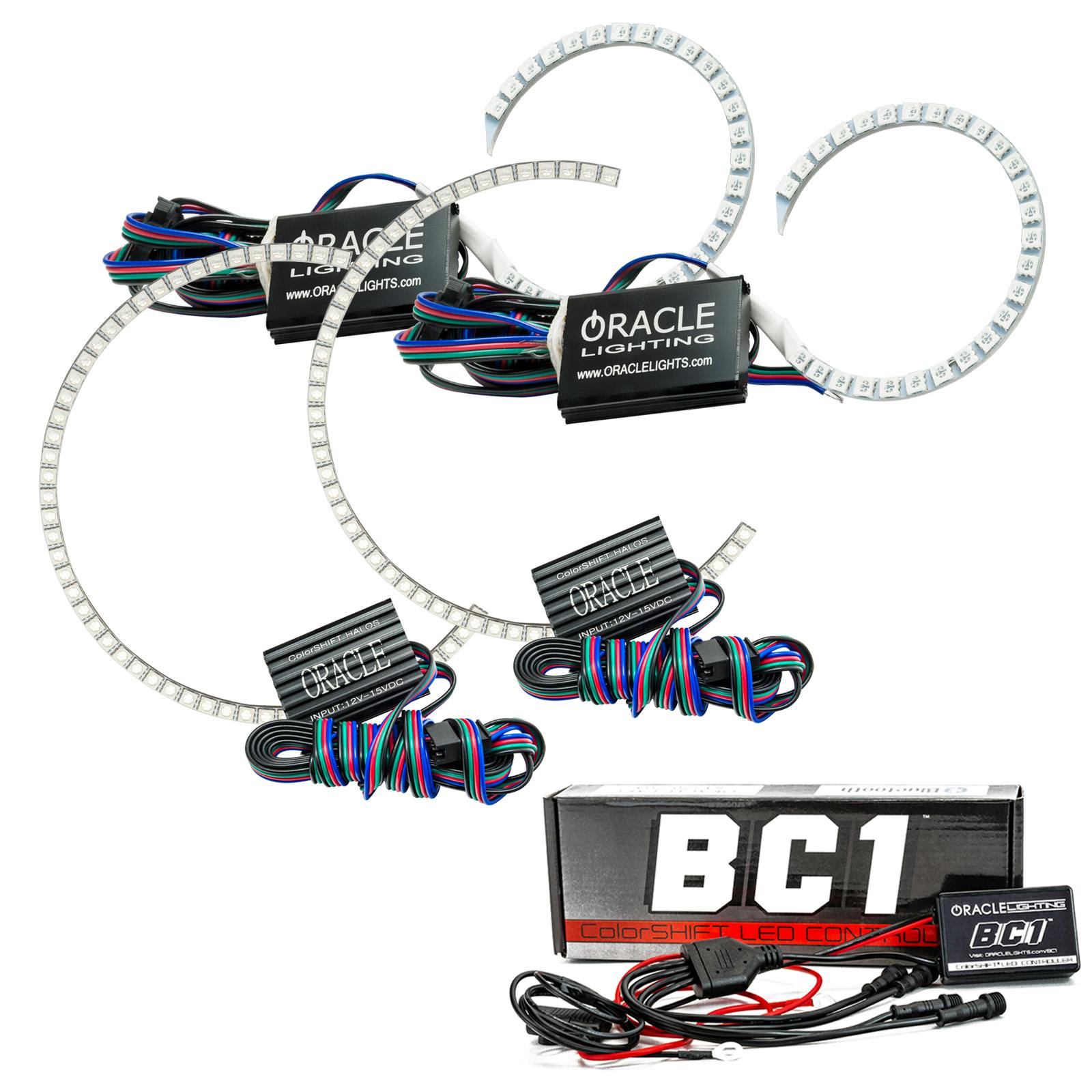 Oracle Lighting 2204-335 2006-2013 Chevy Impala HL Halo - CS - w/BC2 Ctrl