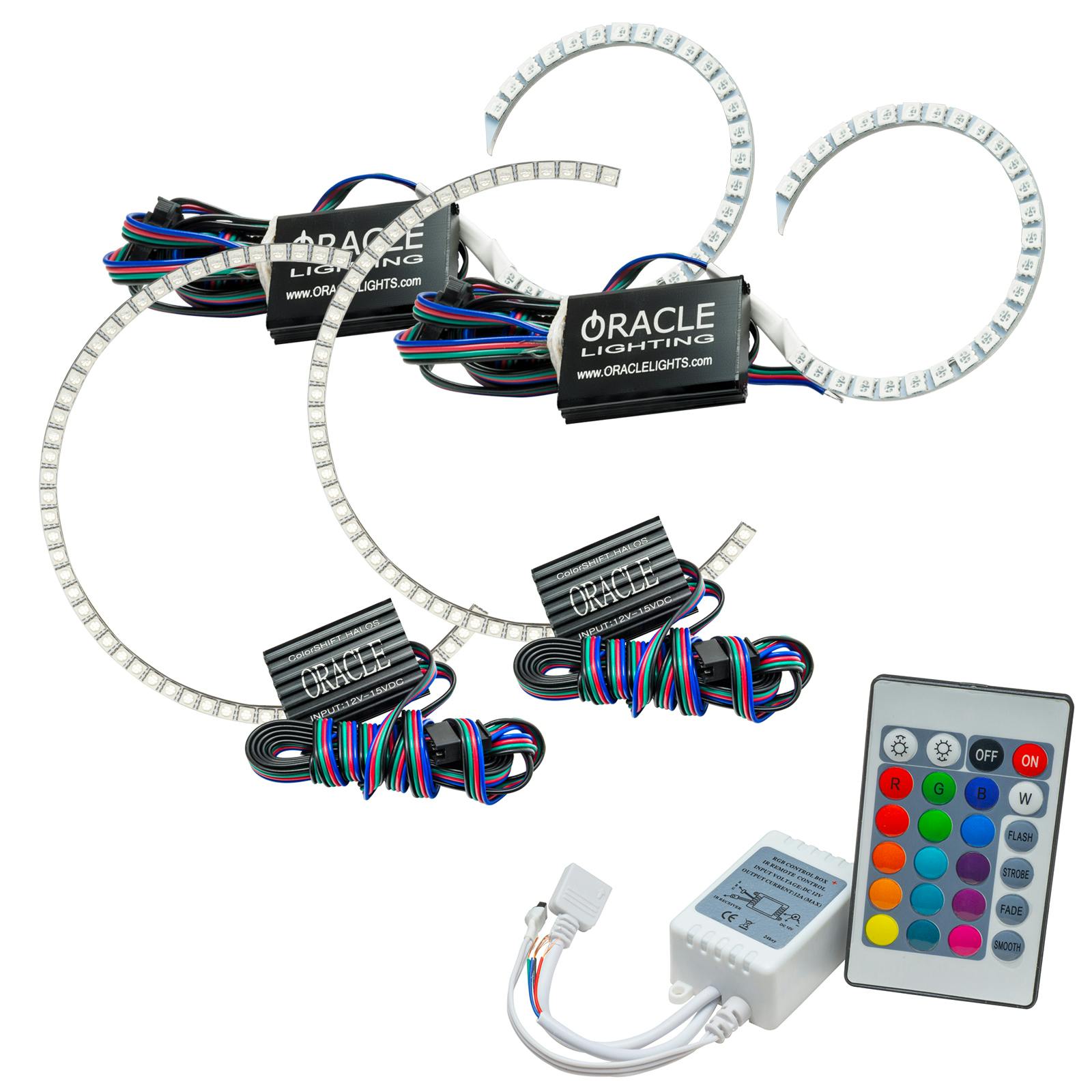 Oracle Lighting 2204-504 2006-2013 Chevy Impala HL Halo - CS - w/Simple Ctrl