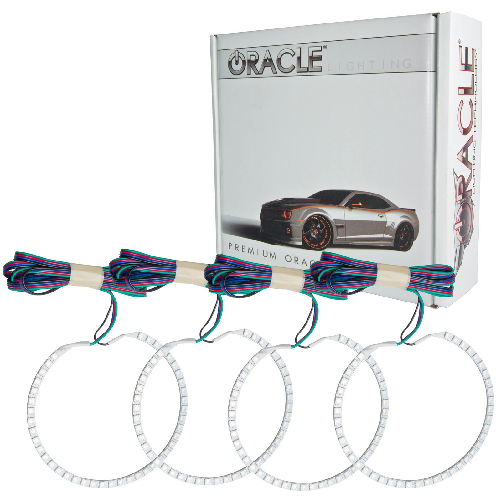 Oracle Lighting 2214-333 1998-2004 BMW E46 LED Headlight Halo Kit - ColorSHIFT - w/2.0 Controller
