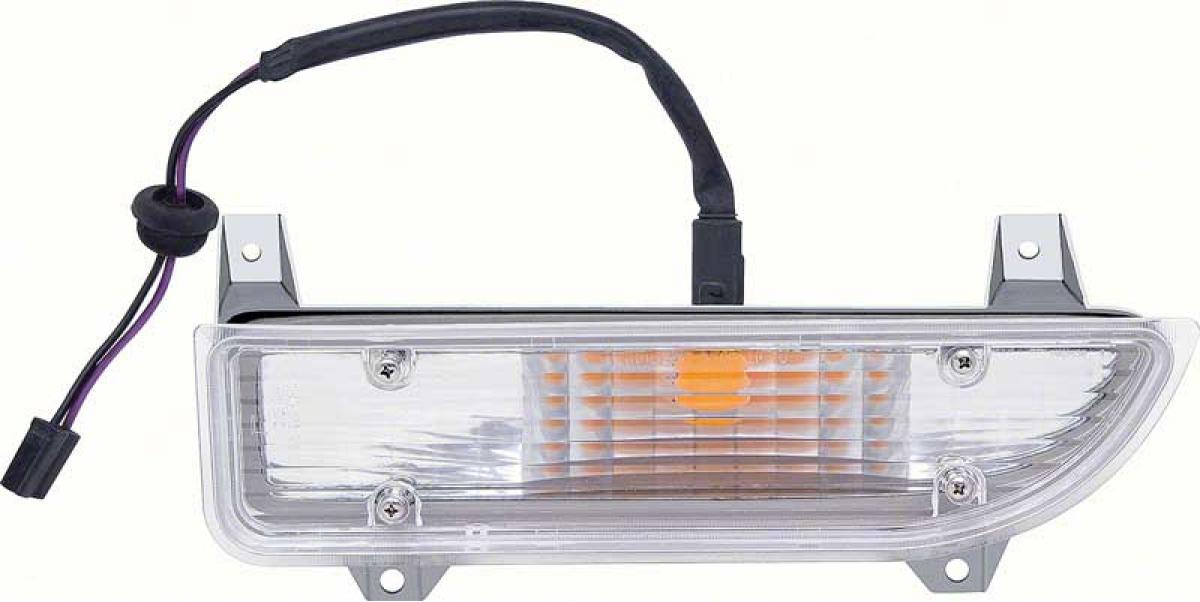 1970-73 Camaro, Standard Park Lamp Assembly, except RS Models, LH Driver Side