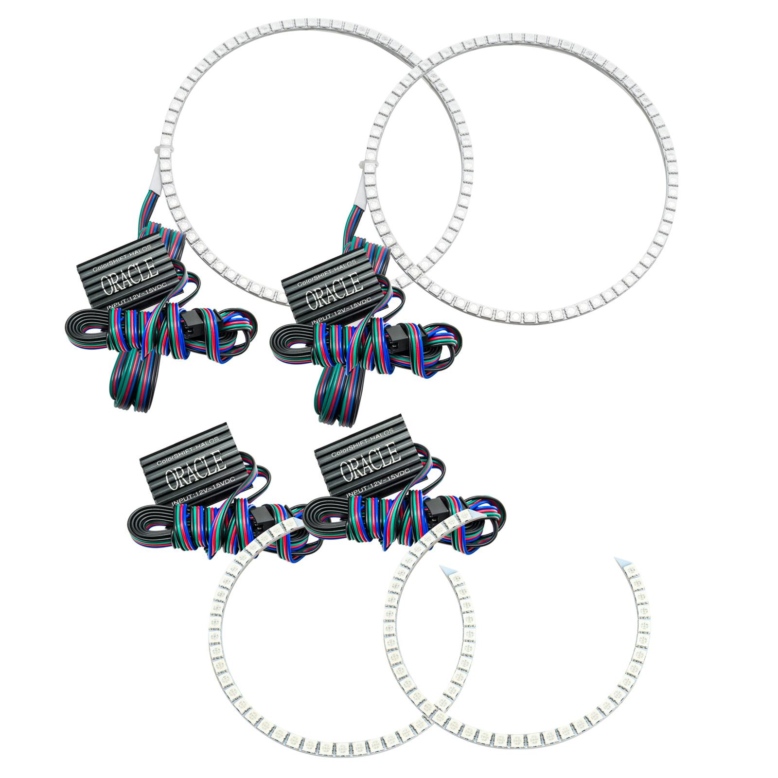 Oracle Lighting 2235-335 2002-2005 Dodge Ram LED Headlight Halo Kit - ColorSHIFT - w/BC2 Controller