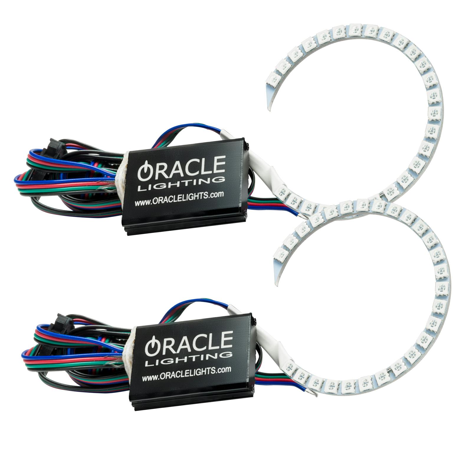 Oracle Lighting 2246-334 2013-2016 Dodge Dart LED Headlight Halo Kit - ColorSHIFT - w/No Controller