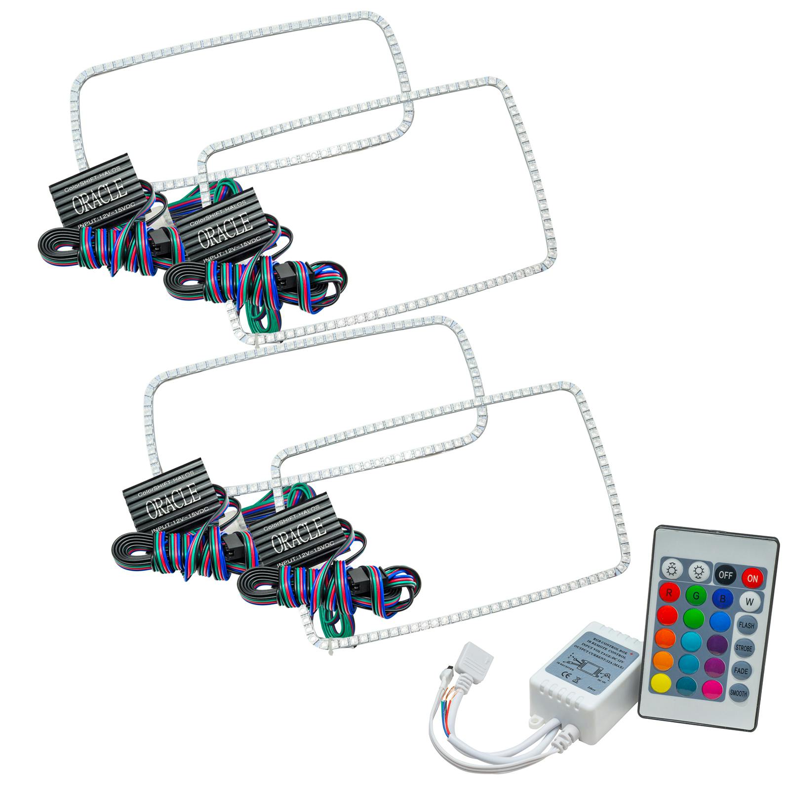 Oracle Lighting 2249-504 2008-2010 Ford F-250/350 SD HL Halo - CS - w/Simple Ctrl