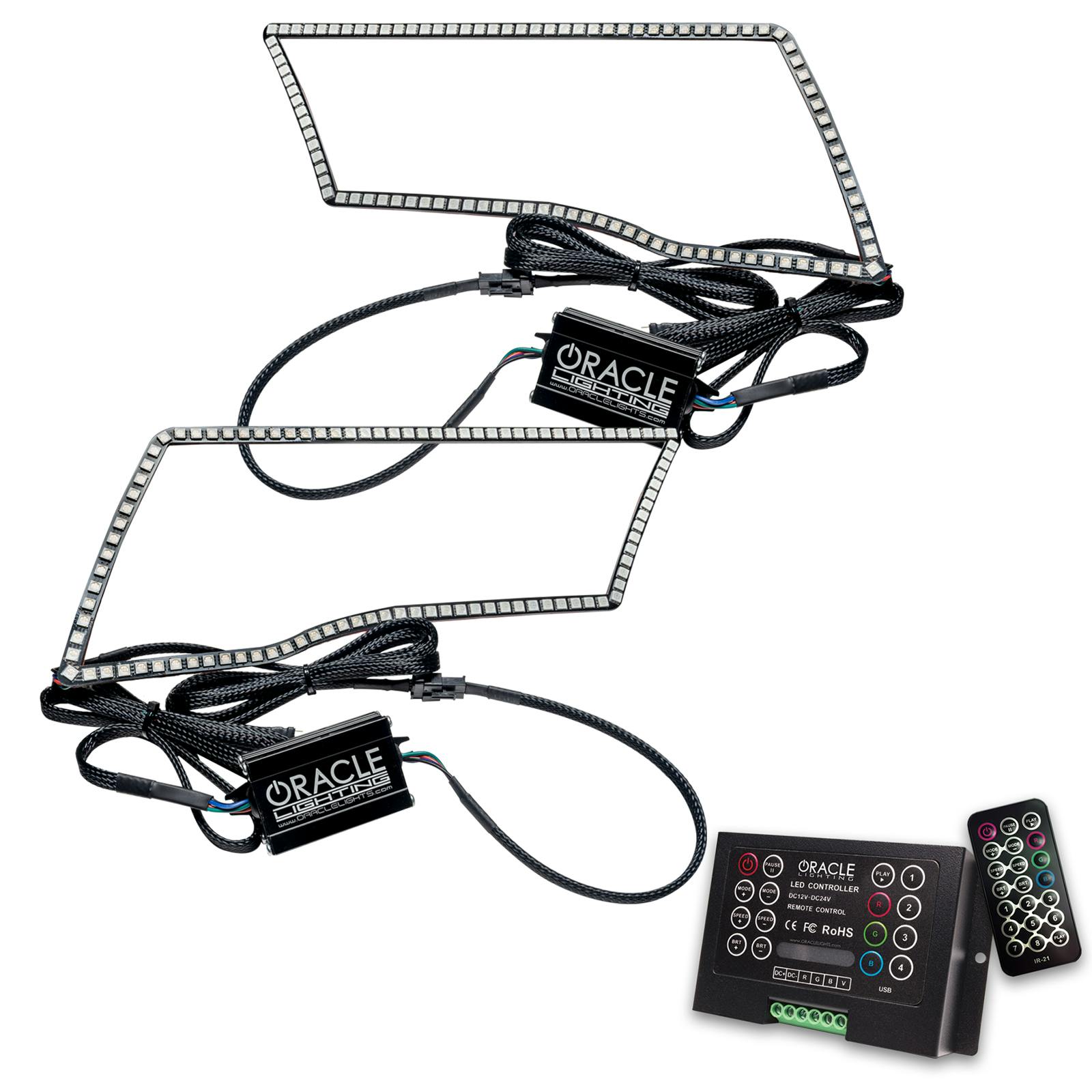 Oracle Lighting 2250-333 2009-2018 Dodge Ram Sport HL Halo - CS - w/2.0 Ctrl