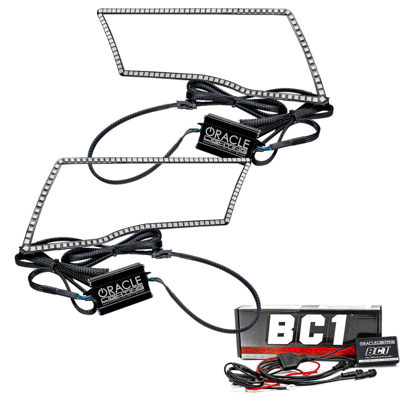 Oracle Lighting 2250-335 2009-2018 Dodge Ram Sport HL Halo - CS - w/BC2 Ctrl