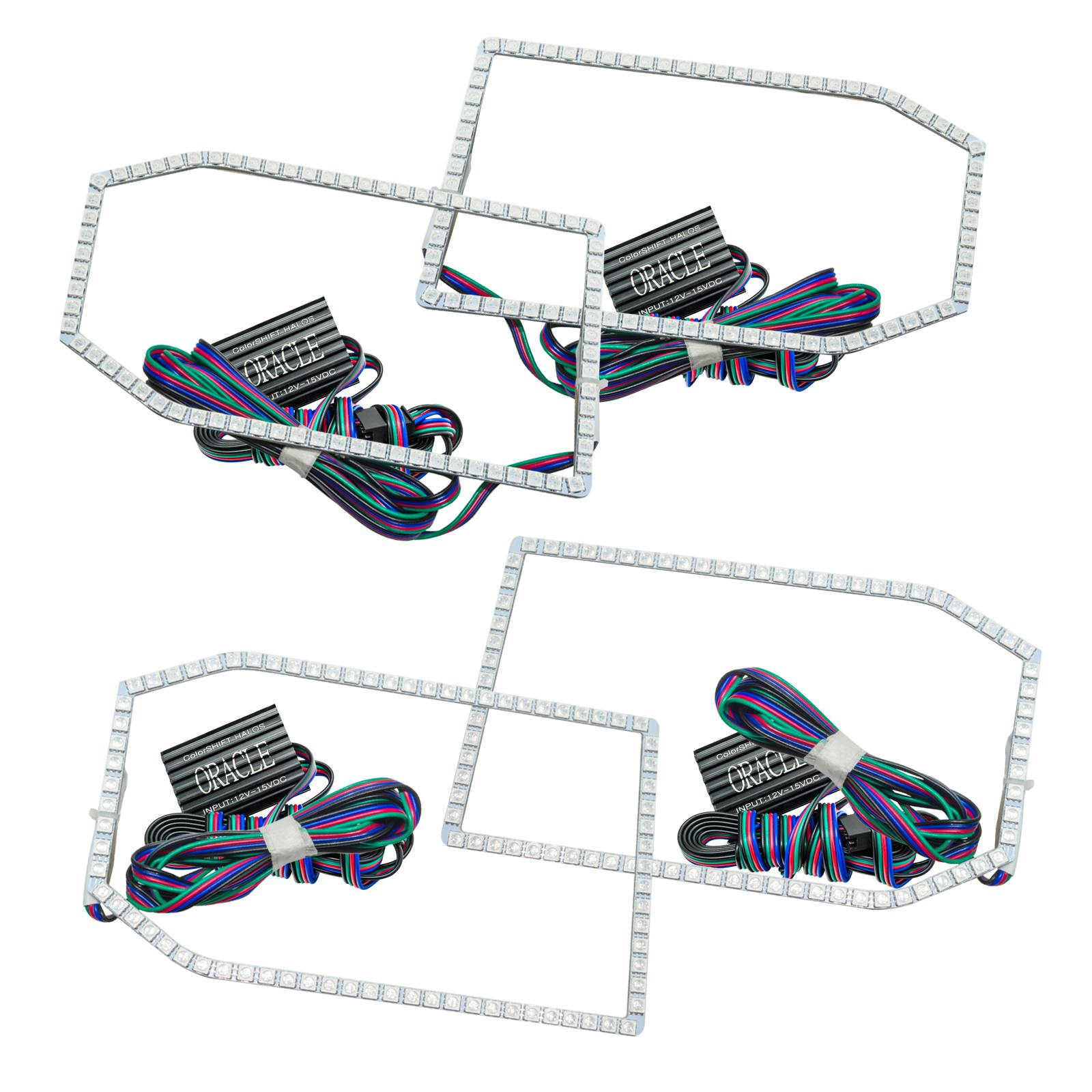 Oracle Lighting 2271-334 2014-2015 Chevy Silverado Non Proj HL Halo - CS - w/No Ctrl