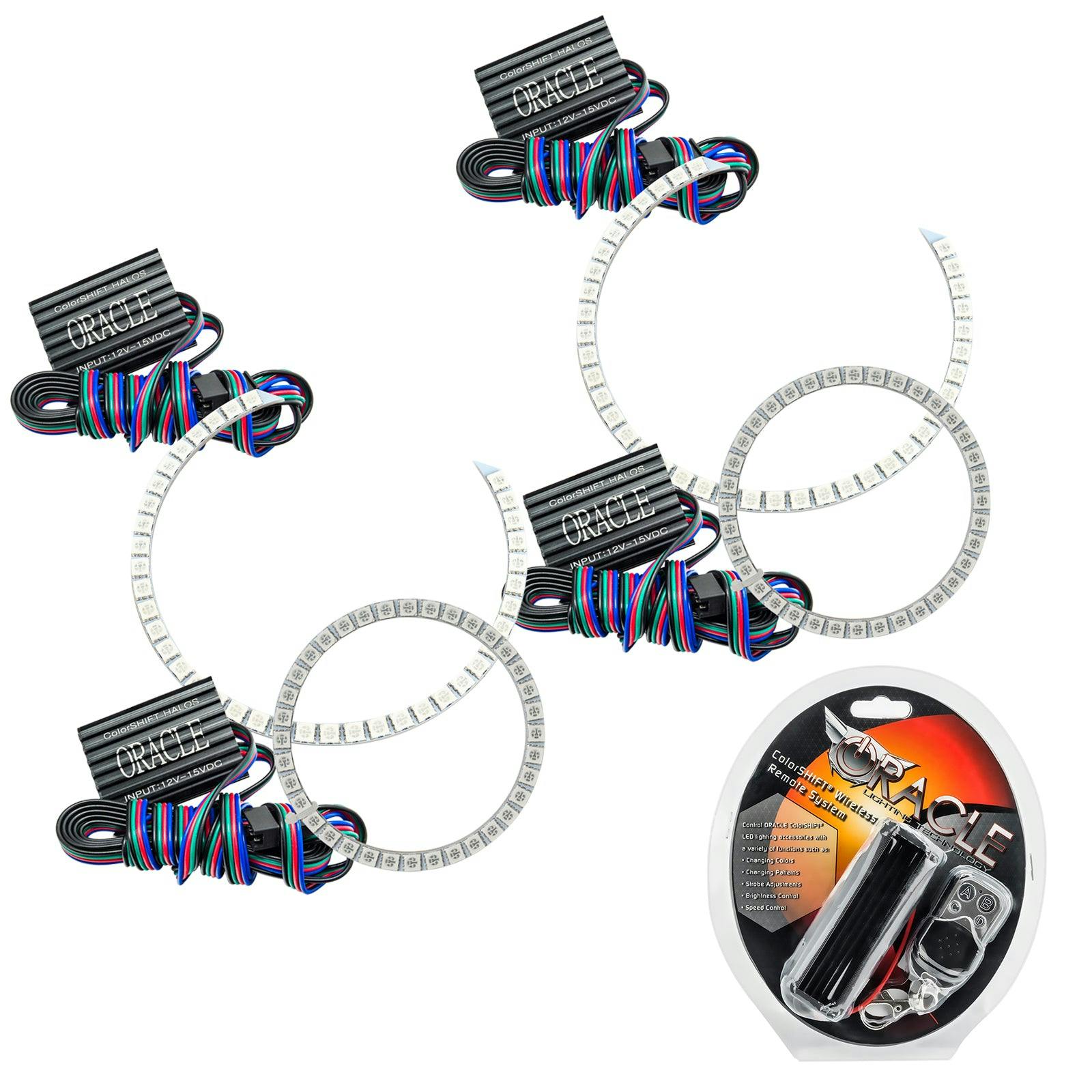 Oracle Lighting 2293-330 2005-2007 Ford FiveHundred HL Halo - CS - w/RF Ctrl