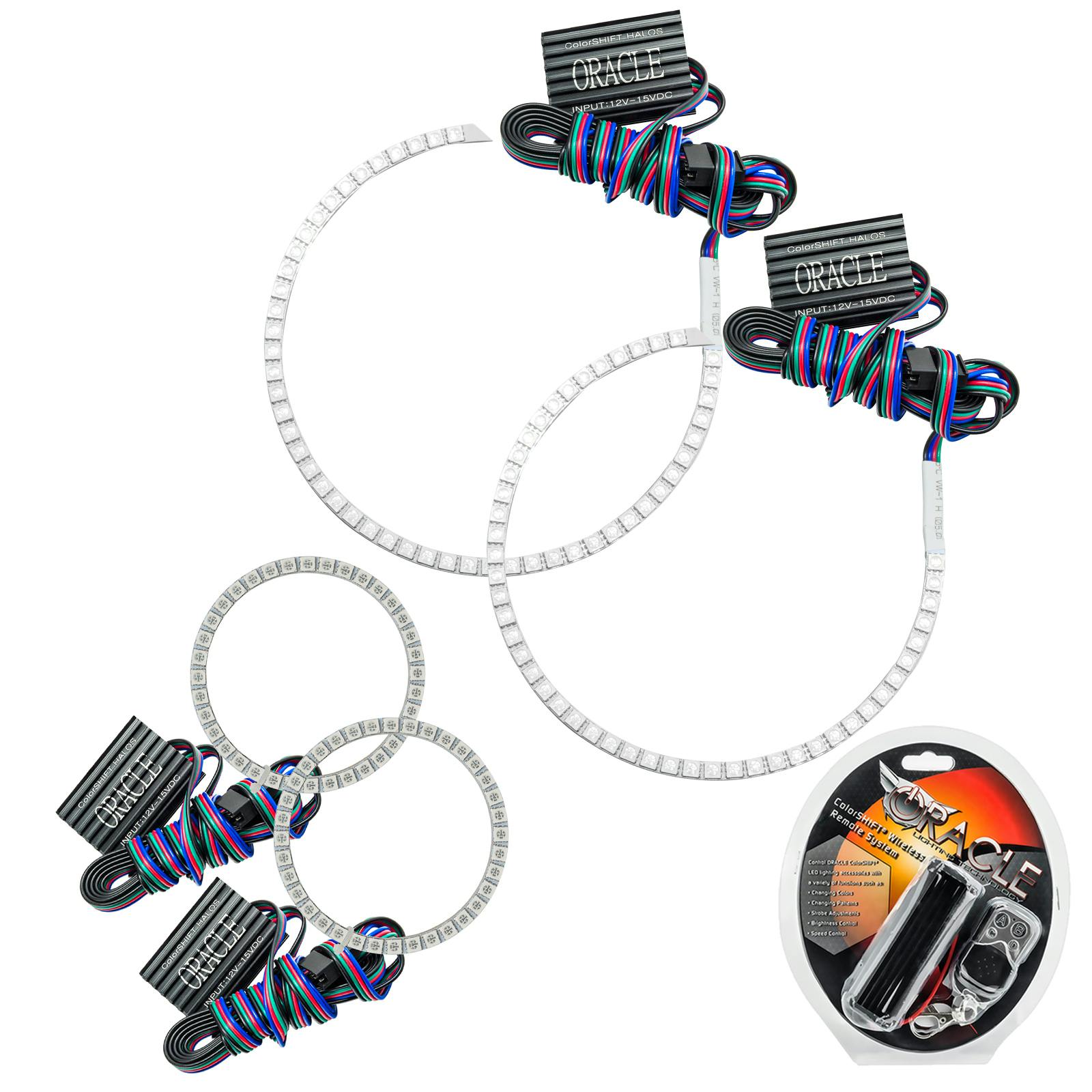 Oracle Lighting 2303-330 2004-2008 Ford F-150 LED Headlight Halo Kit - ColorSHIFT - w/RF Controller