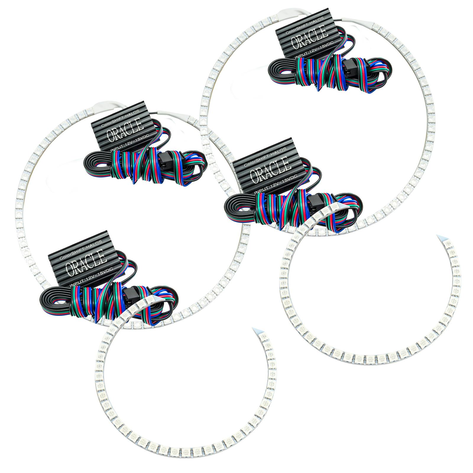 Oracle Lighting 2305-334 2007-2010 GMC Yukon LED Headlight Halo Kit - ColorSHIFT - w/No Controller
