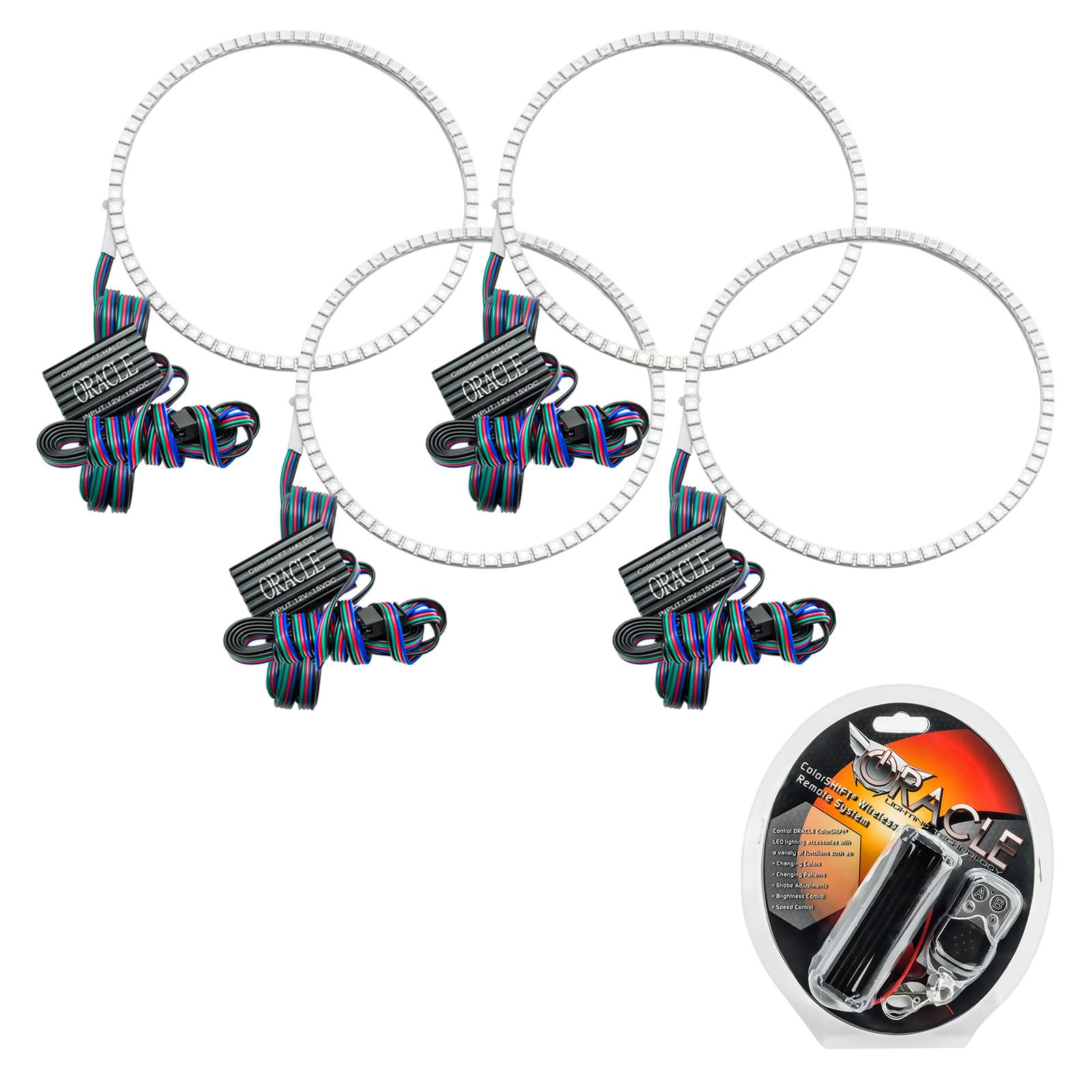 Oracle Lighting 2332-330 2008-2013 Jeep Liberty LED Headlight Halo Kit - ColorSHIFT - w/RF Controller
