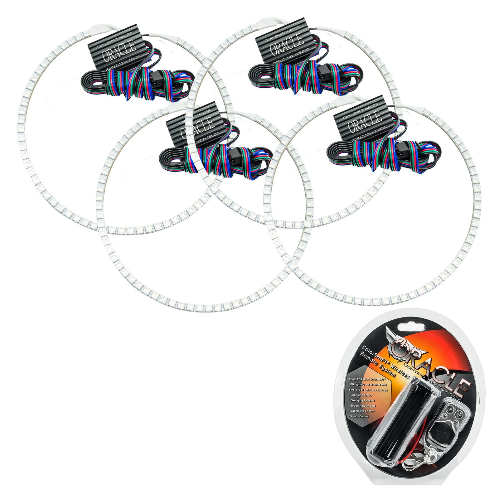 Oracle Lighting 2335-330 2005-2010 Jeep Grand Cherokee HL Halo - CS - w/RF Ctrl