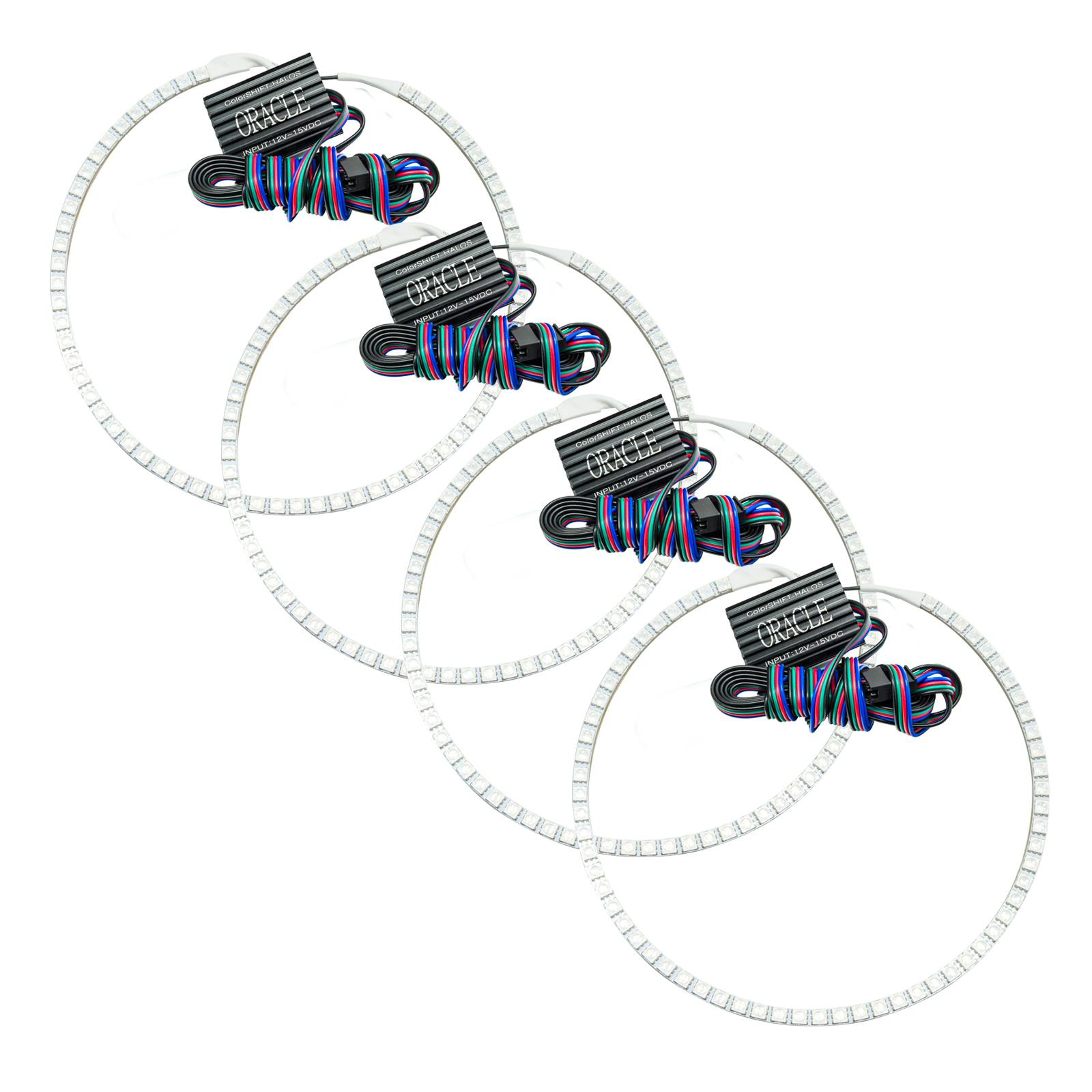 Oracle Lighting 2335-334 2005-2010 Jeep Grand Cherokee HL Halo - CS - w/No Ctrl