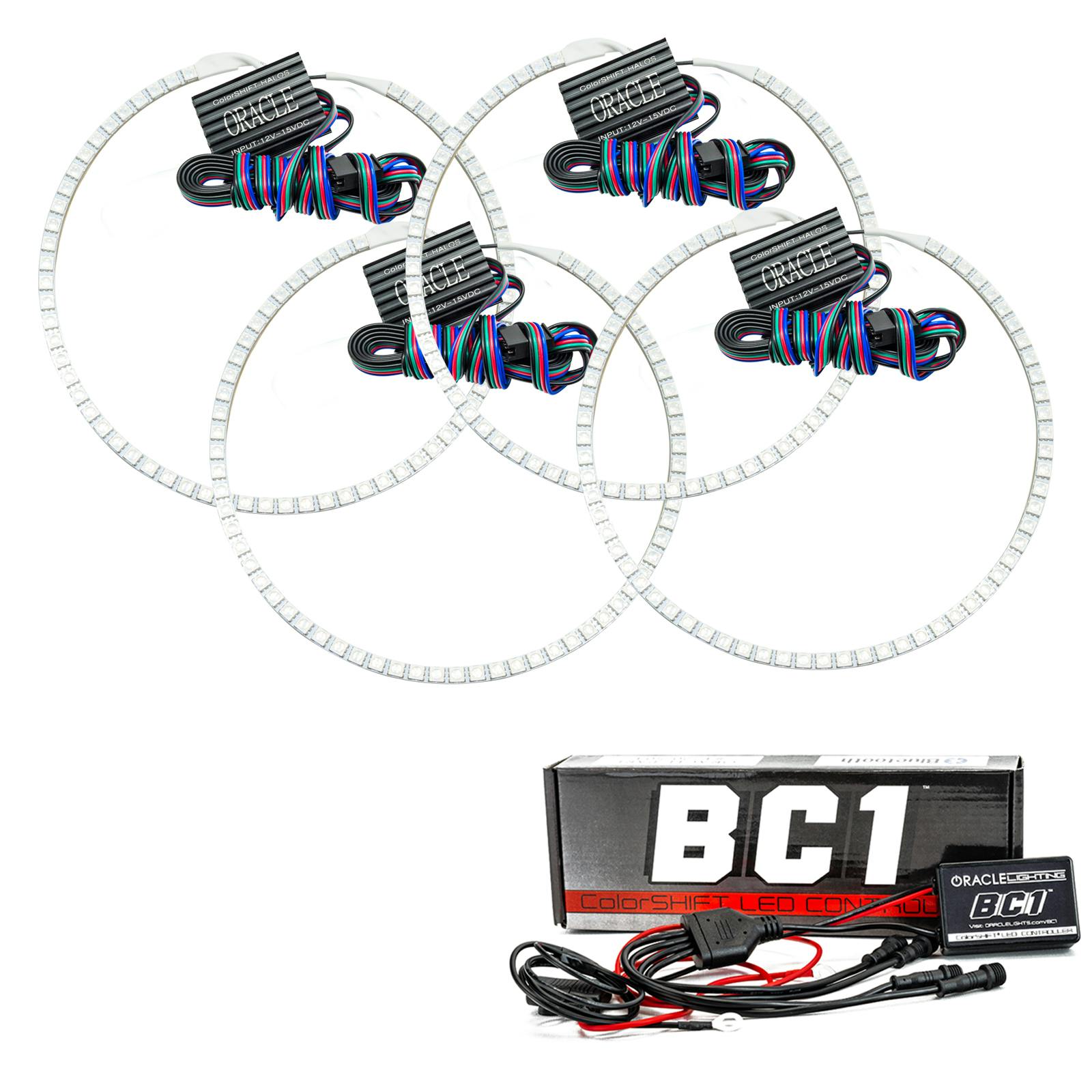 Oracle Lighting 2335-335 2005-2010 Jeep Grand Cherokee HL Halo - CS - w/BC2 Ctrl