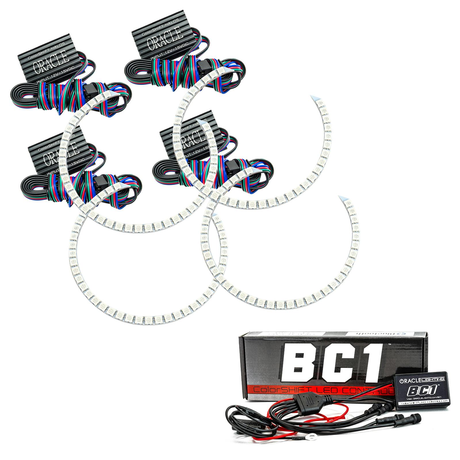 Oracle Lighting 2336-335 2011-2013 Jeep Grand Cherokee HL Halo - CS - w/BC2 Ctrl
