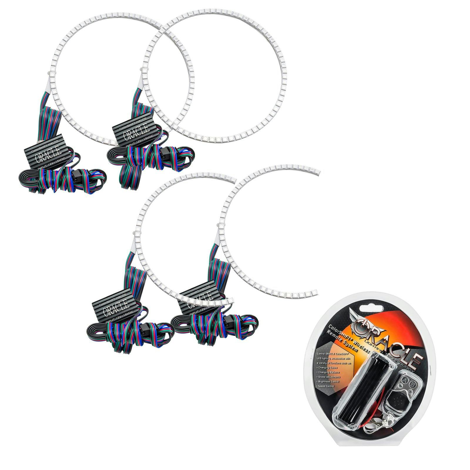 Oracle Lighting 2343-330 2006-2008 Lexus IS 250 LED Headlight Halo Kit - ColorSHIFT - w/RF Controller