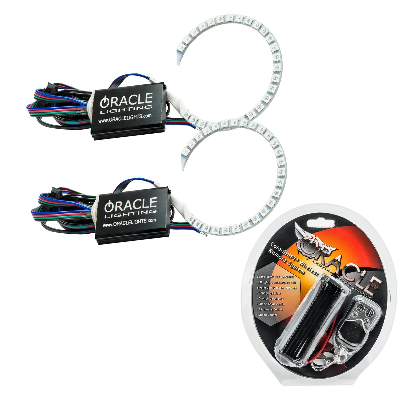 Oracle Lighting 2351-330 2007-2013 Audi A5 LED Headlight Halo Kit - ColorSHIFT - w/RF Controller