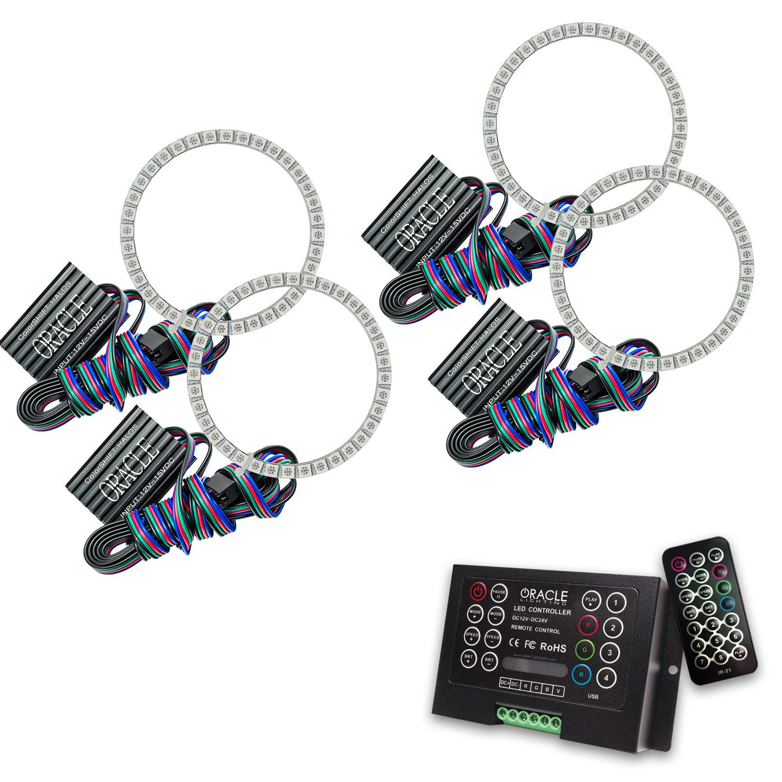 Oracle Lighting 2378-333 2012 Subaru Legacy LED Headlight Halo Kit - ColorSHIFT - w/2.0 Controller