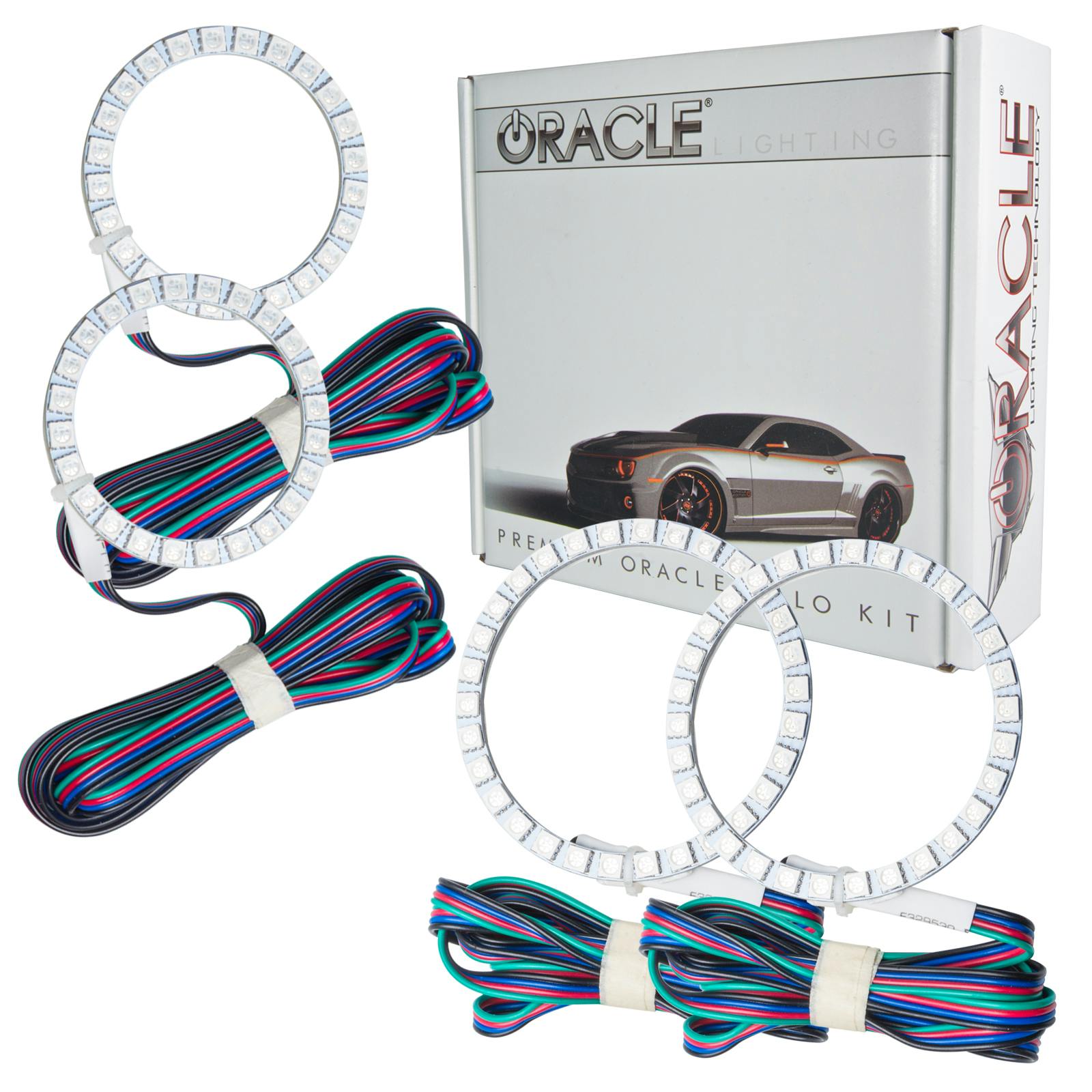 Oracle Lighting 2380-333 2009-2021 Nissan 370Z HL Dual Halo - CS - w/2.0 Ctrl