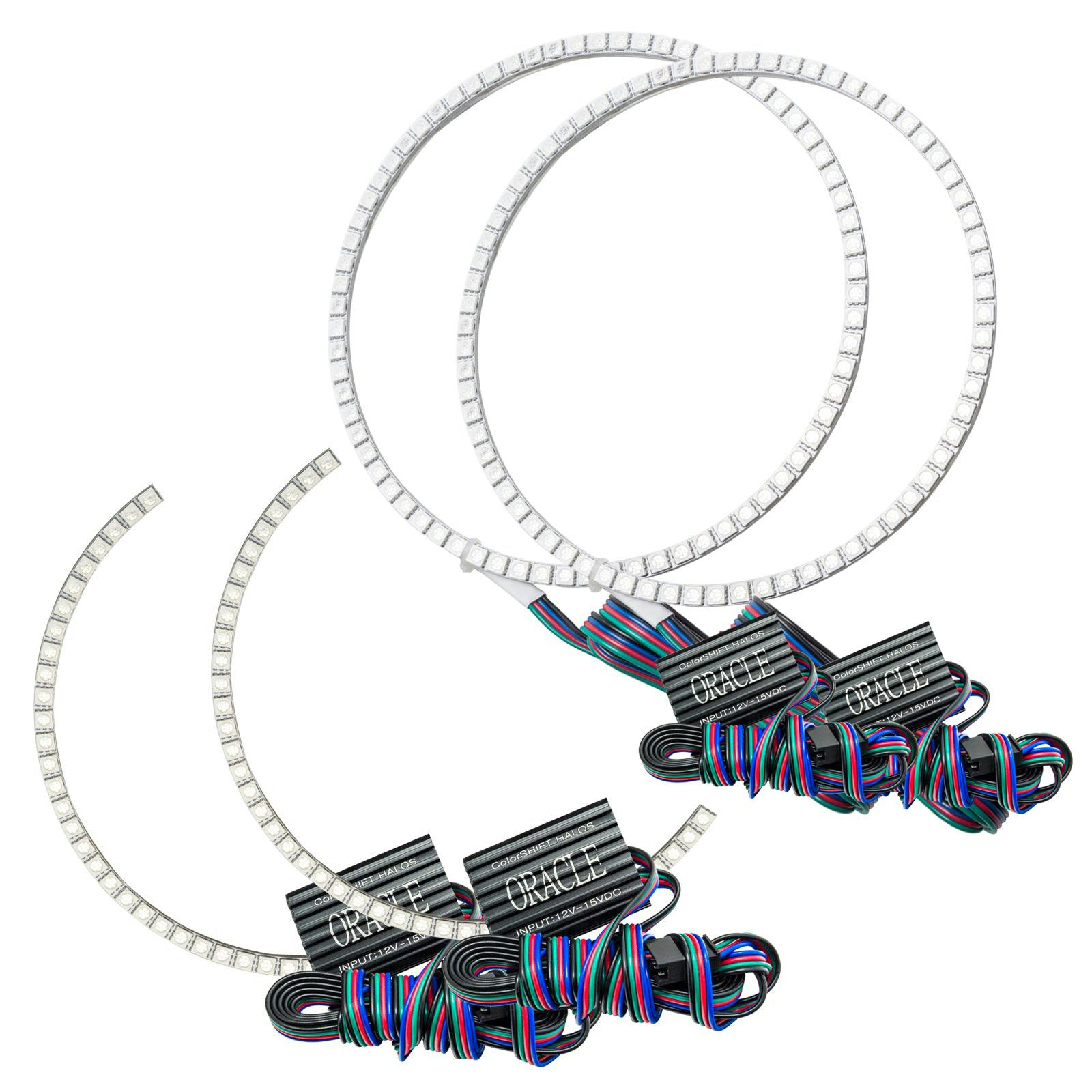 Oracle Lighting 2381-334 2014-2017 Toyota Tundra HL Dual Halo - CS - w/No Ctrl