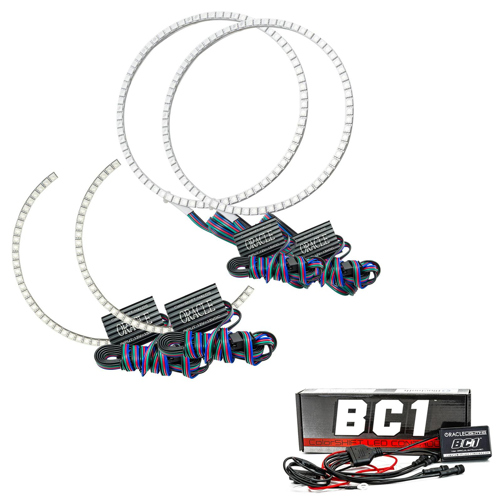 Oracle Lighting 2381-335 2014-2017 Toyota Tundra HL Dual Halo - CS - w/BC2 Ctrl