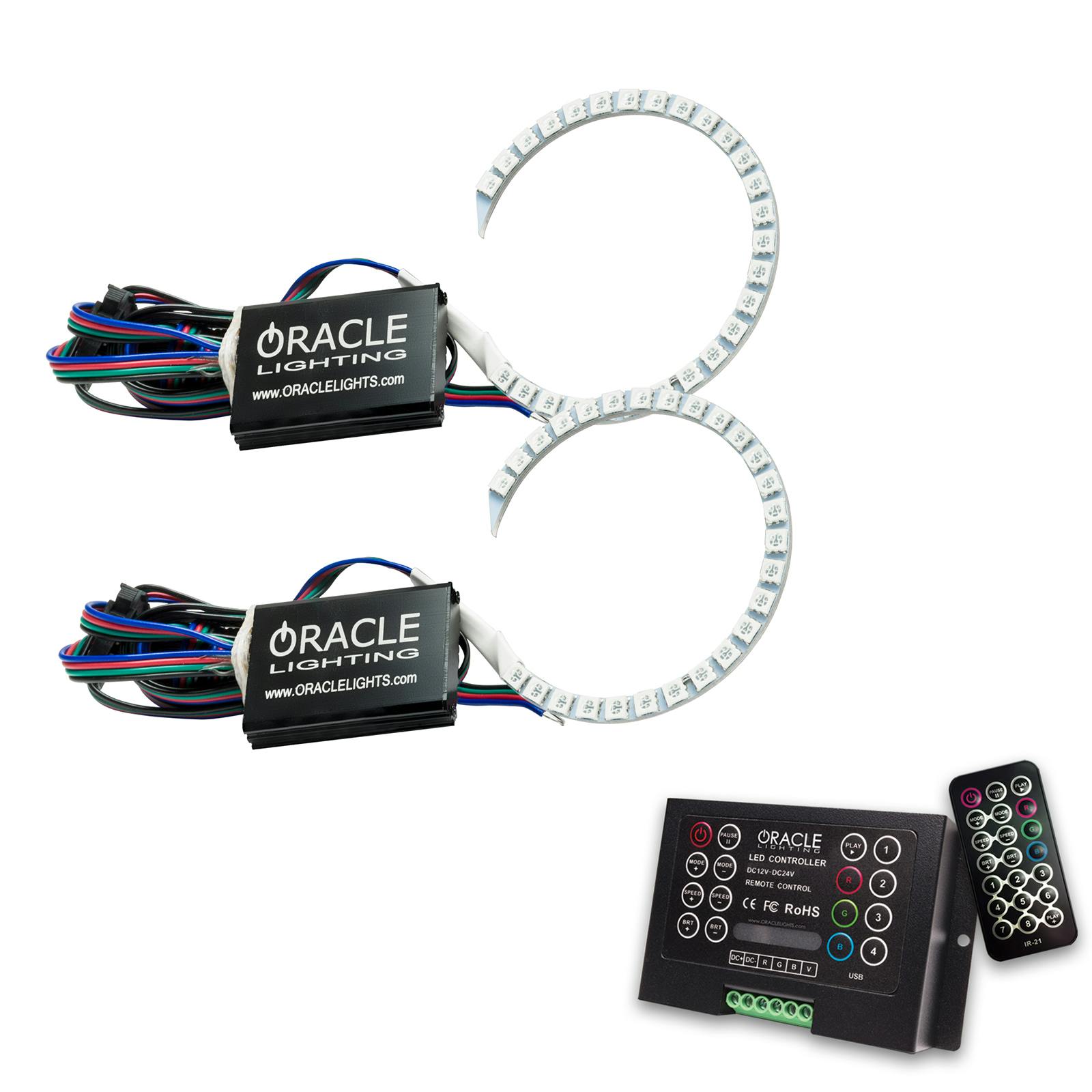 Oracle Lighting 2397-333 2015-2017 Chrysler 200 LED Headlight Halo Kit - ColorSHIFT - w/2.0 Controller
