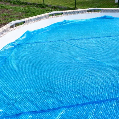 24′ Blue Round Heat Wave Solar Blanket: Efficiently Warm Your Pool & Save on Heating Costs