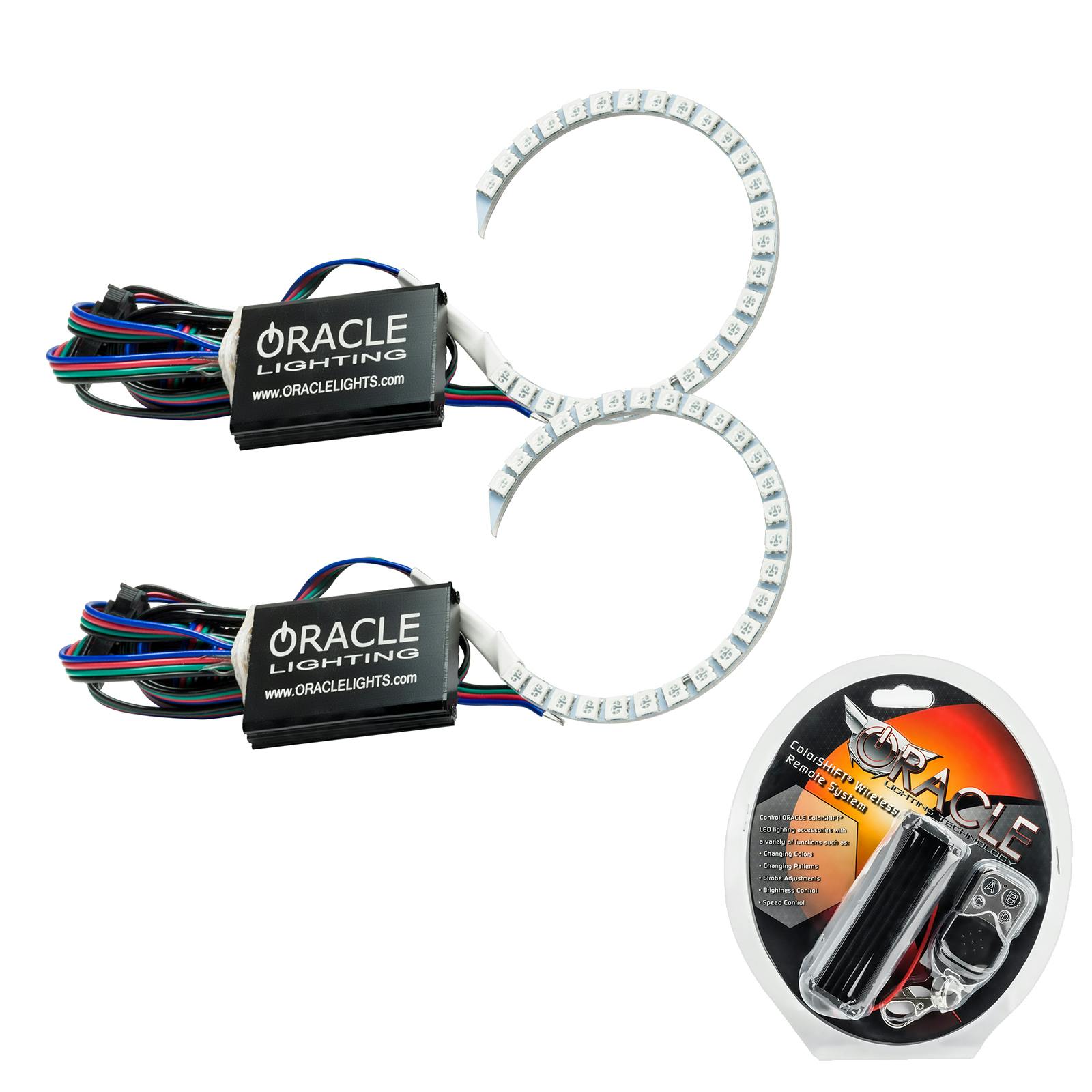 Oracle Lighting 2437-330 2007-2008 Nissan Maxima LED Headlight Halo Kit - ColorSHIFT - w/RF Controller