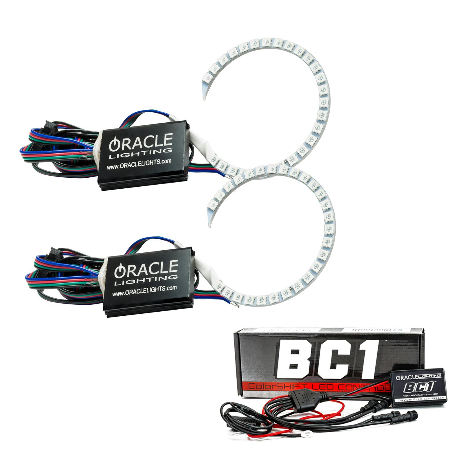 Oracle Lighting 2437-335 2007-2008 Nissan Maxima LED Headlight Halo Kit - ColorSHIFT - w/BC2 Controller