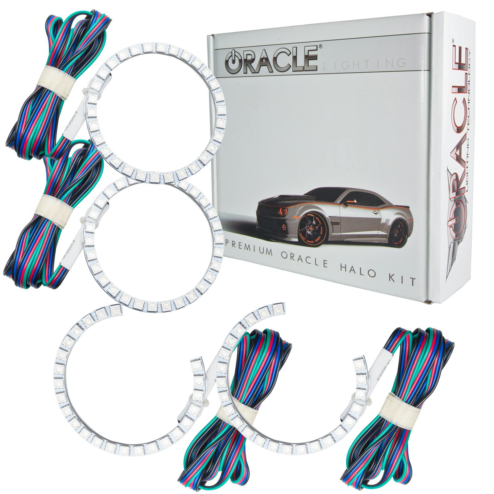 Oracle Lighting 2438-334 2009-2013 Nissan Maxima LED Headlight Halo Kit - ColorSHIFT - w/No Controller