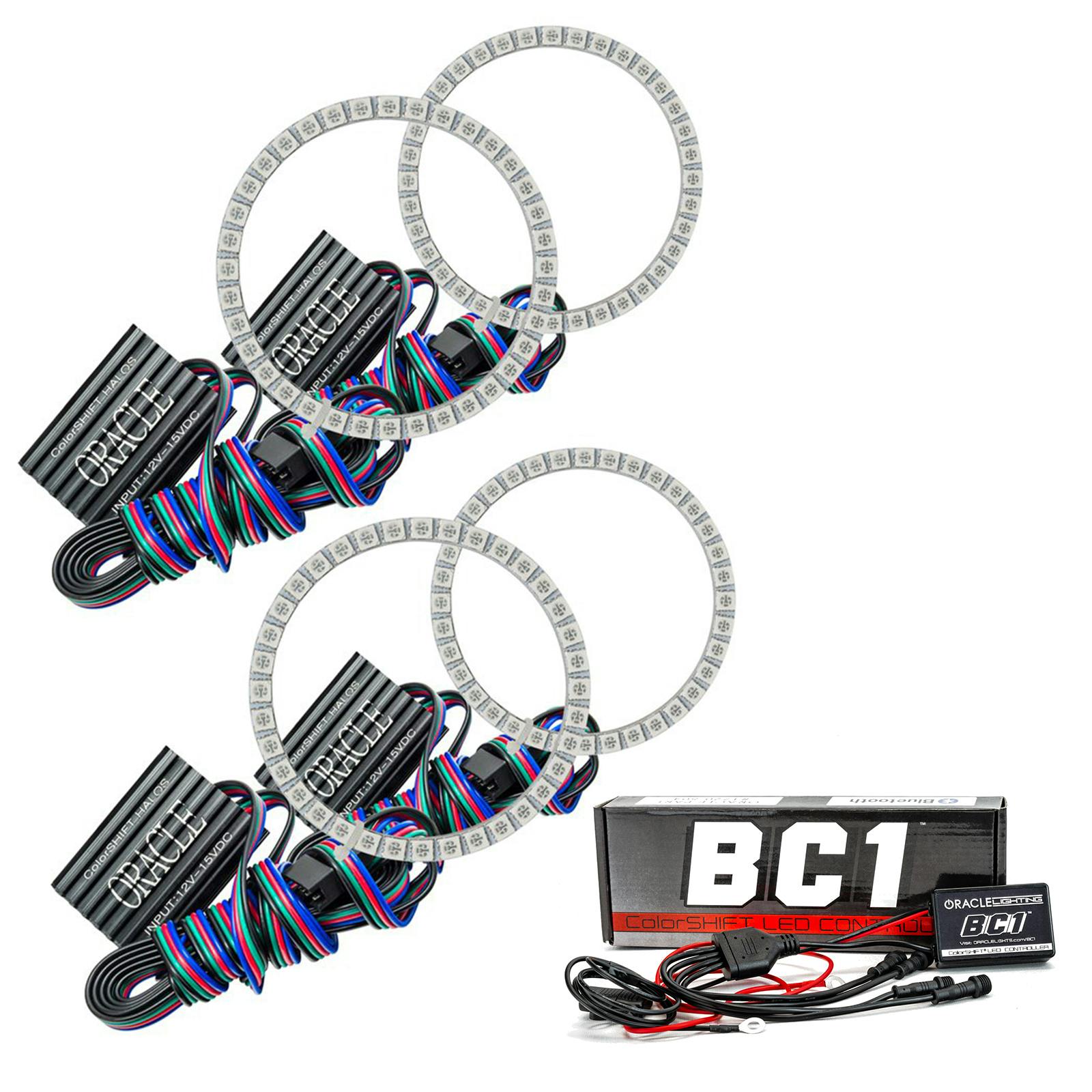 Oracle Lighting 2438-335 2009-2013 Nissan Maxima LED Headlight Halo Kit - ColorSHIFT - w/BC2 Controller