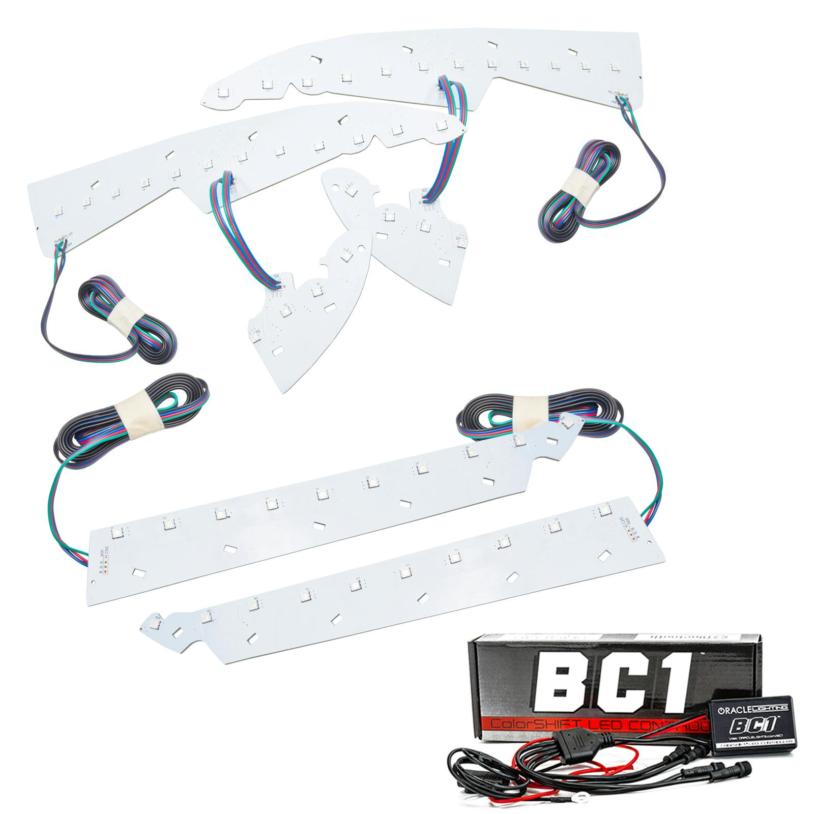 Oracle Lighting 2450-335 2014-2015 GMC Sierra ColorSHIFT Headlight DRL Upgrade Kit - w/BC2 Controller