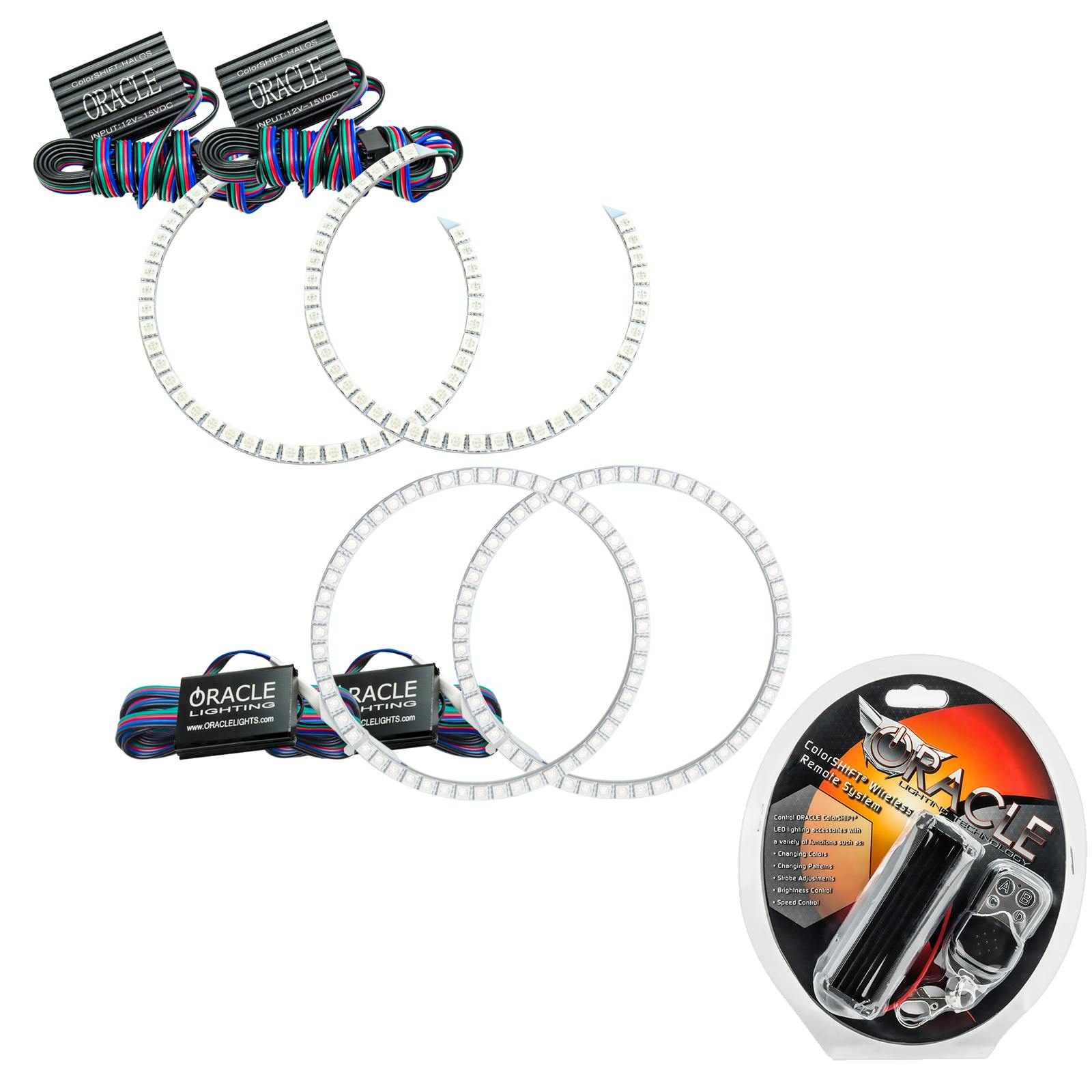 Oracle Lighting 2509-330 2005-2010 Pontiac G6 LED Headlight Halo Kit - ColorSHIFT - w/RF Controller