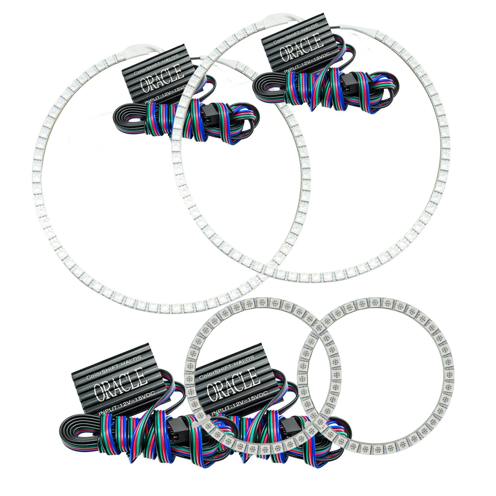 Oracle Lighting 2510-334 2003-2006 Porsche Cayenne LED Headlight Halo Kit - ColorSHIFT - w/No Controller