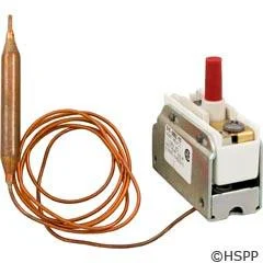 25A Hi-Limit Safety Switch | 36″ Capillary | 5/16″ Bulb | SPST Screw Terminal