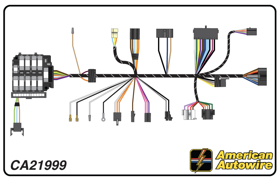 American Autowire 1972 Chevrolet Camaro Dash Harness CA21999