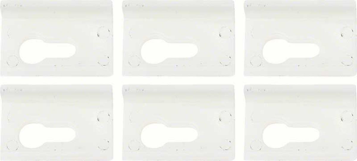 1970-81 Camaro, Firebird, Door Reveal Molding Clip Set, 6 Piece Set
